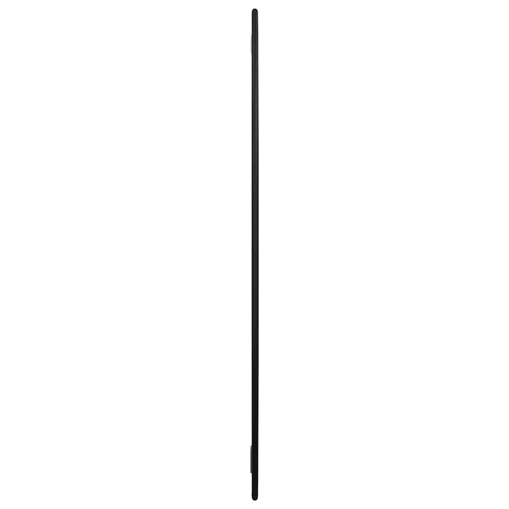 Espelho de parede ø60 cm redondo preto