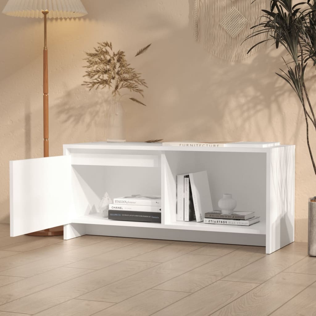 Móvel de TV 90x35x40 cm aglomerado branco