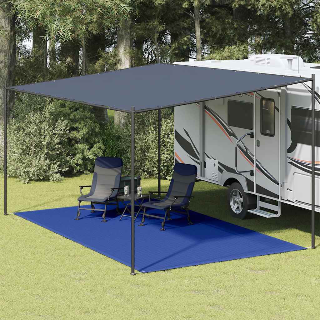 Tapete de campismo para tenda pead 300x600 cm azul