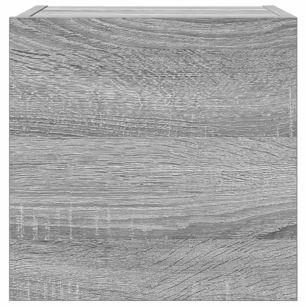 Móvel de TV de parede 30,5x30x30 cm cinzento sonoma