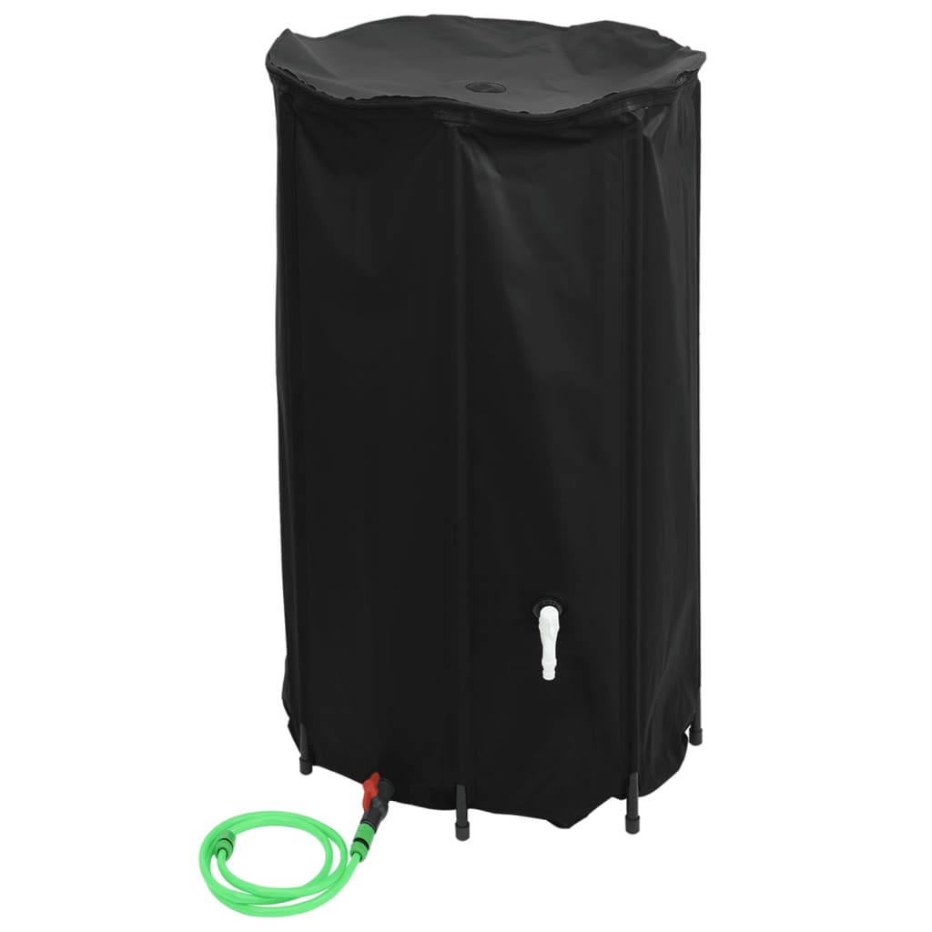 Depósito de água dobrável com torneira 100 l PVC