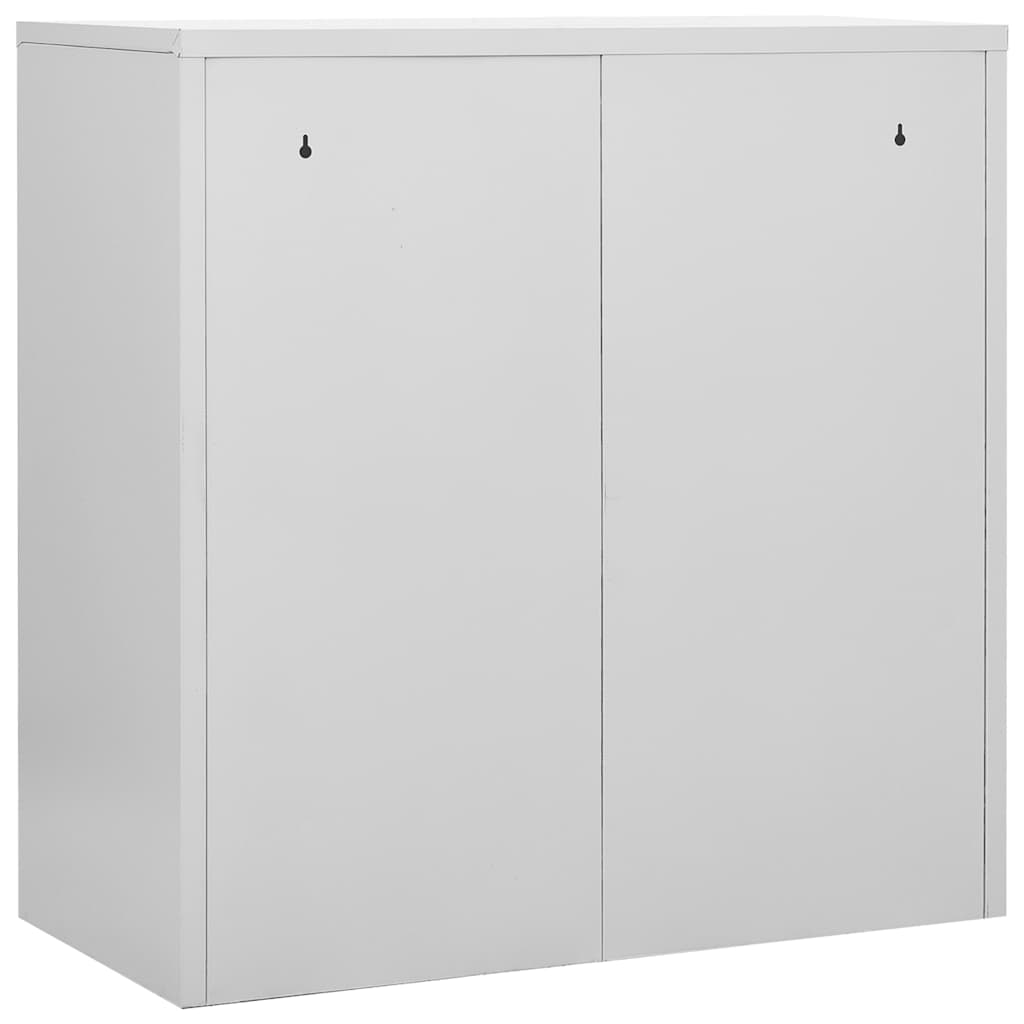 Cacifo 90x45x92,5 cm aço cinzento-claro e verde