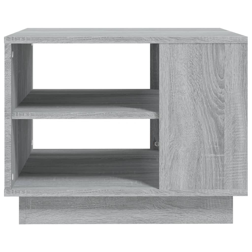 Mesa de centro 55x55x43 cm derivados de madeira cinza sonoma