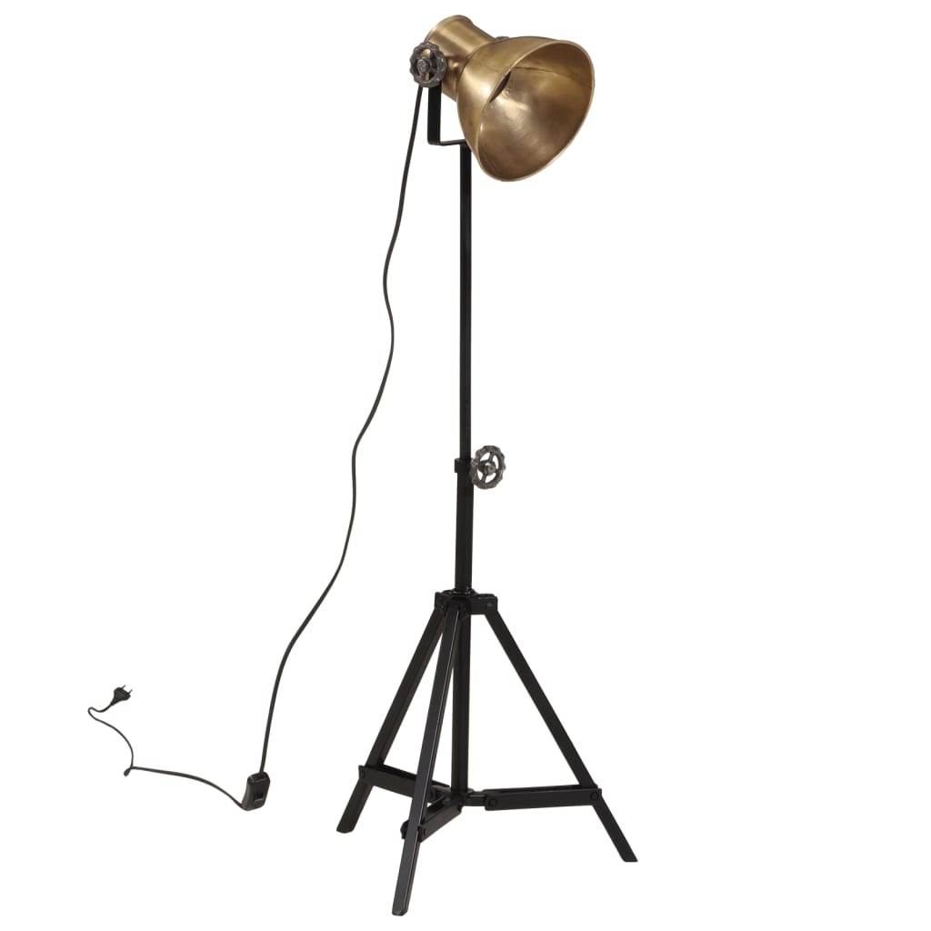 Candeeiro de pé 25 w 35x35x65/95 cm e27 bronze antigo