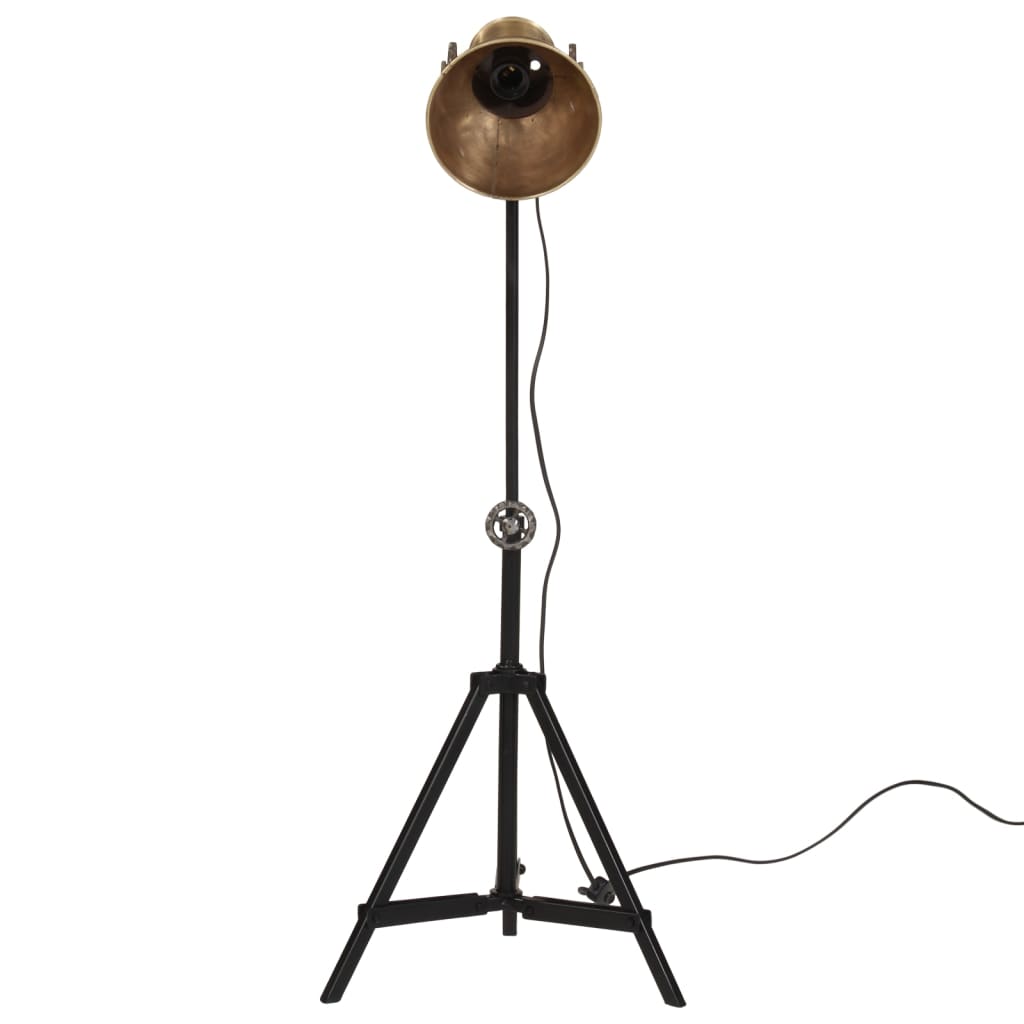 Candeeiro de pé 25 w 35x35x65/95 cm e27 bronze antigo
