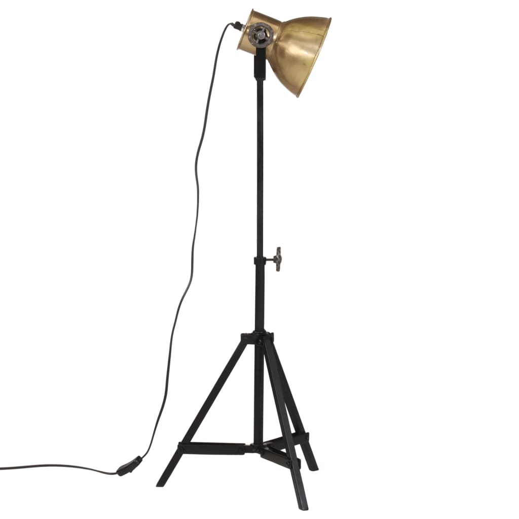 Candeeiro de pé 25 w 35x35x65/95 cm e27 bronze antigo