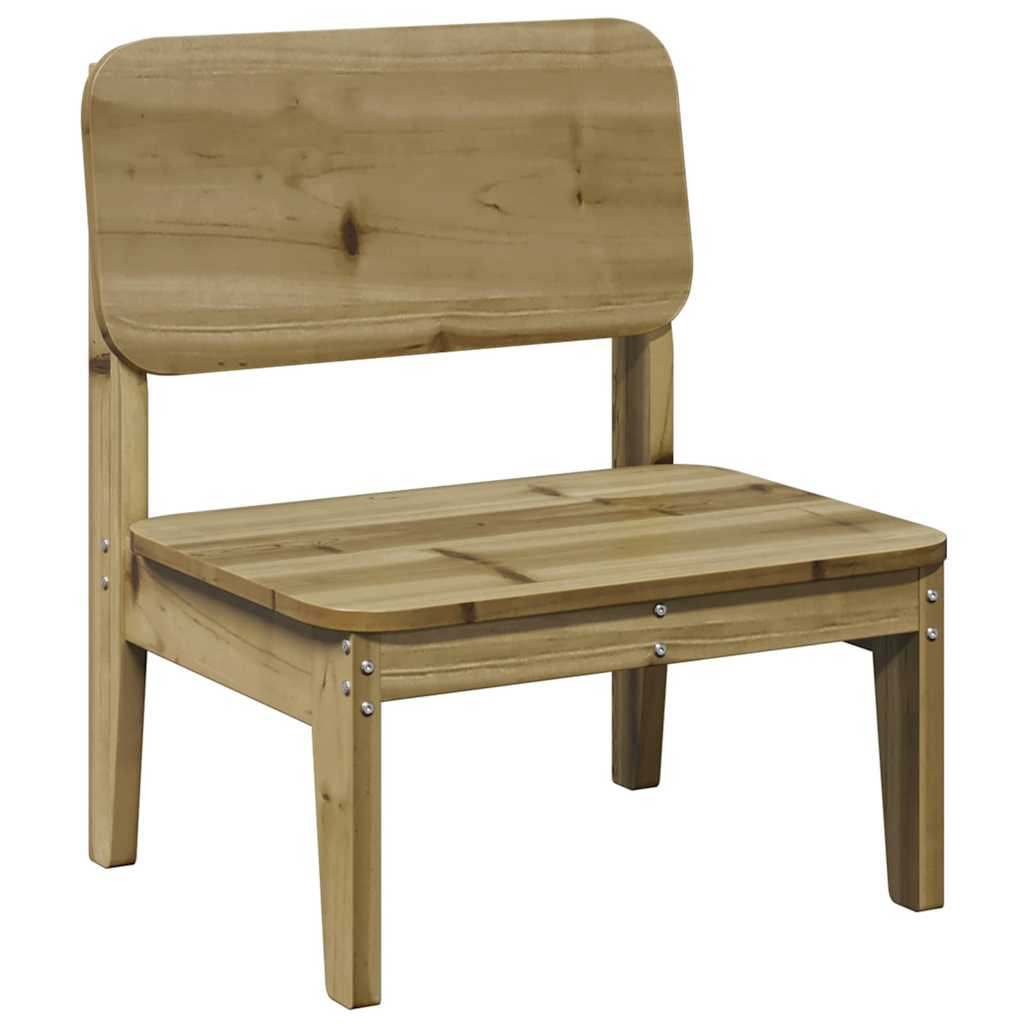 Cadeiras de jardim 2 pcs 60x52,5x72 cm madeira pinho impregnada