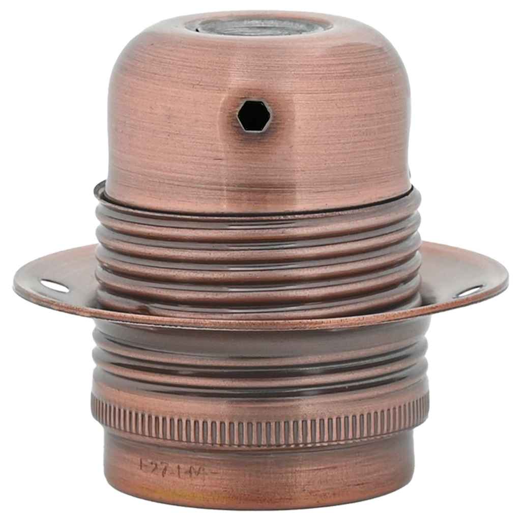 Casquilhos de lâmpadas 2 pcs bronze vermelho e27