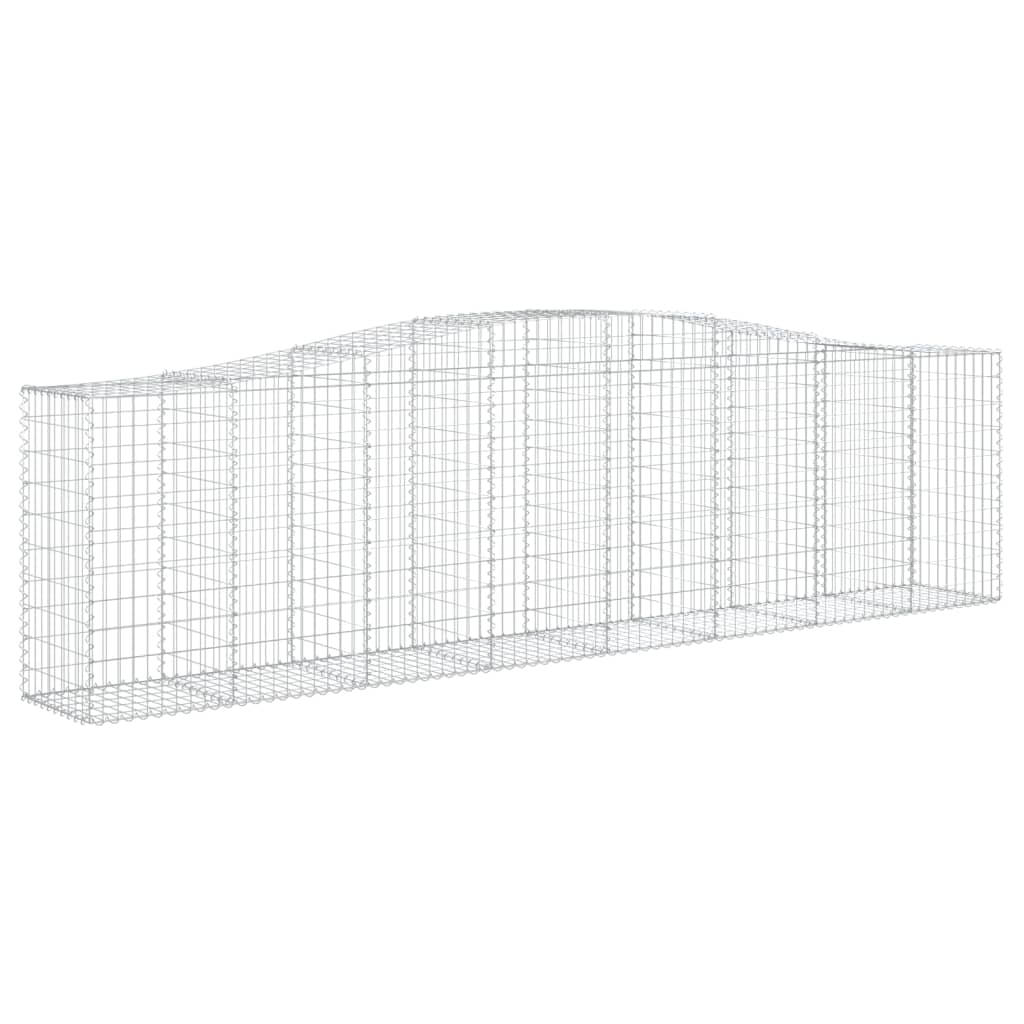 Cestos gabião arqueados 20 pcs 400x50x100/120 ferro galvanizado