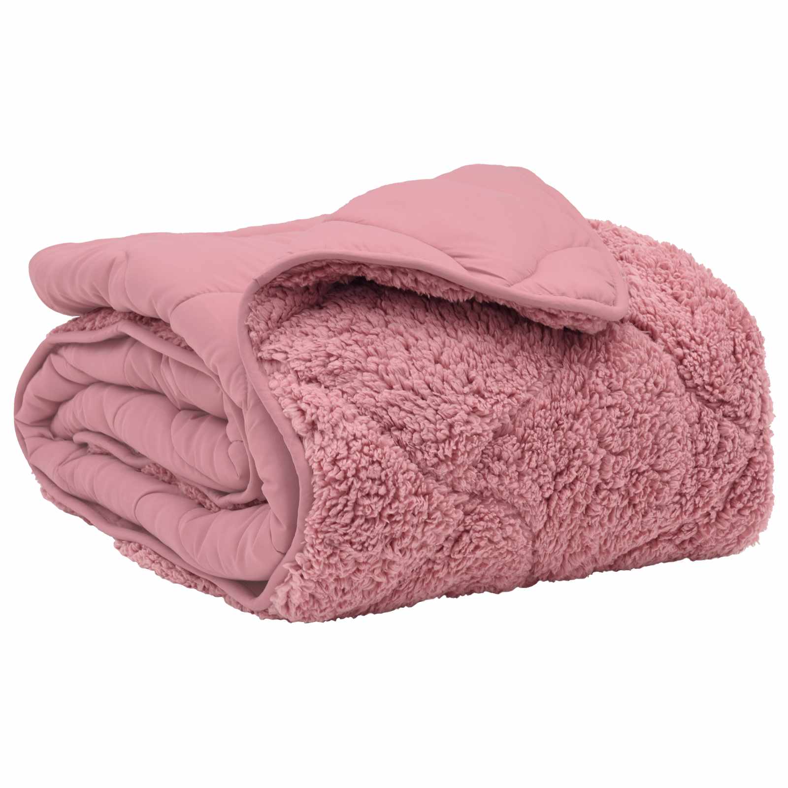 Edredom de inverno colchonete rosa 200 x 240 cm