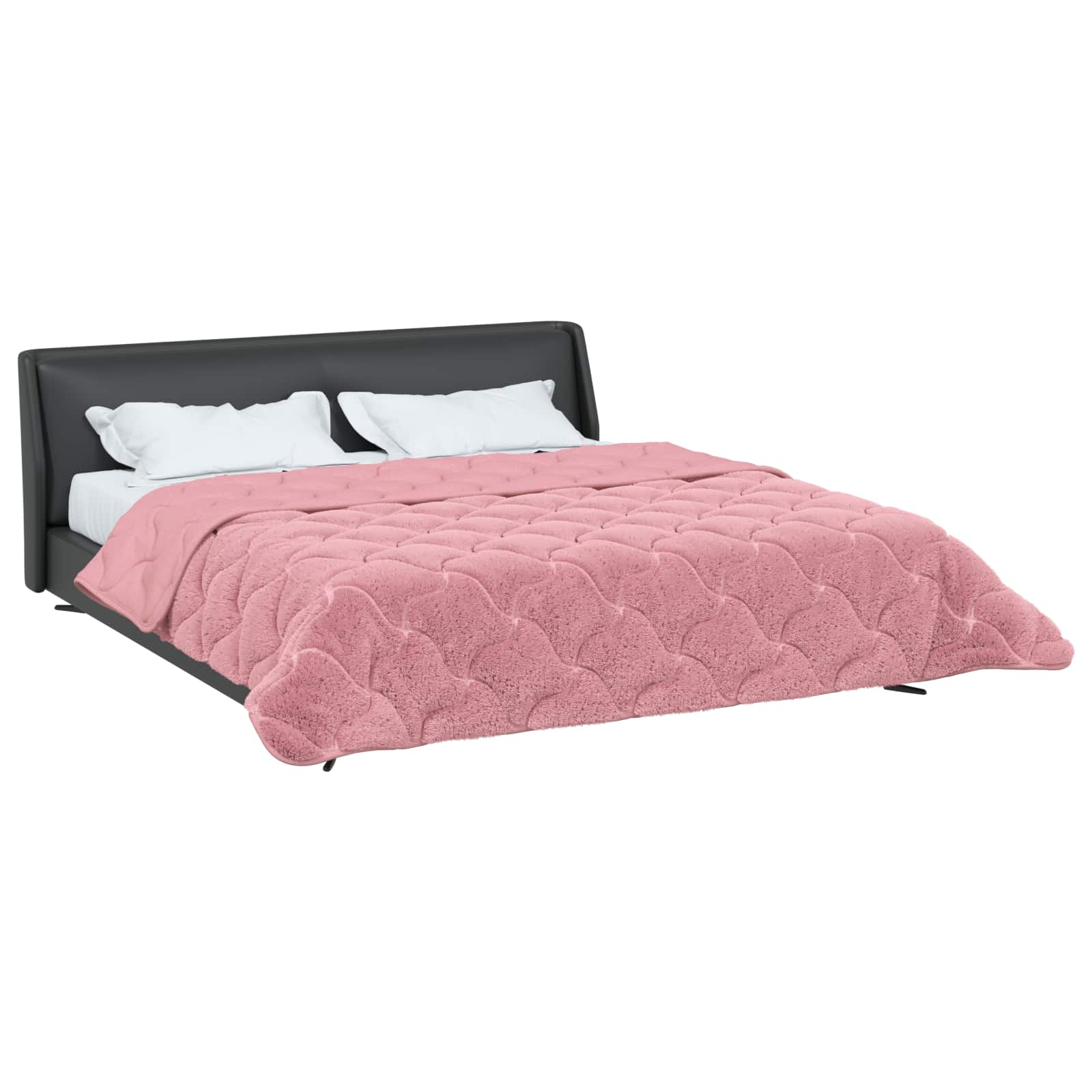 Edredom de inverno colchonete rosa 200 x 240 cm