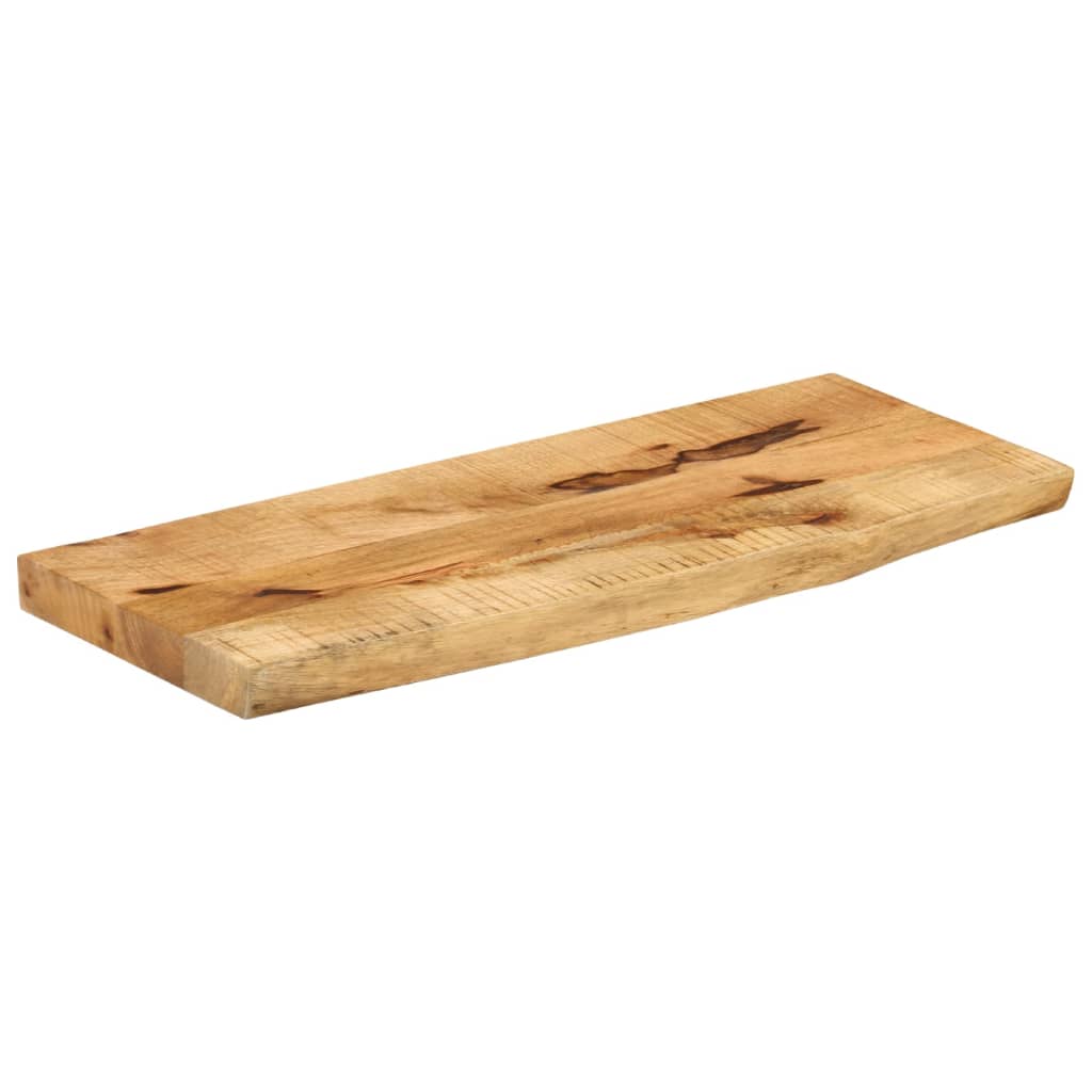 Tampo de mesa c/ borda viva 90x30x2,5cm mangueira áspera maciça