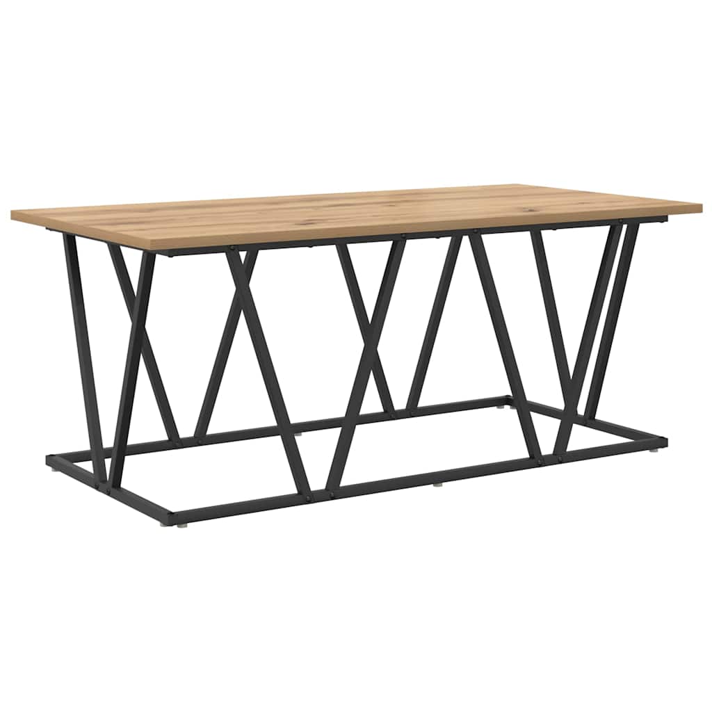 Mesa de centro carvalho artesanal 100 x 50 x 40 cm