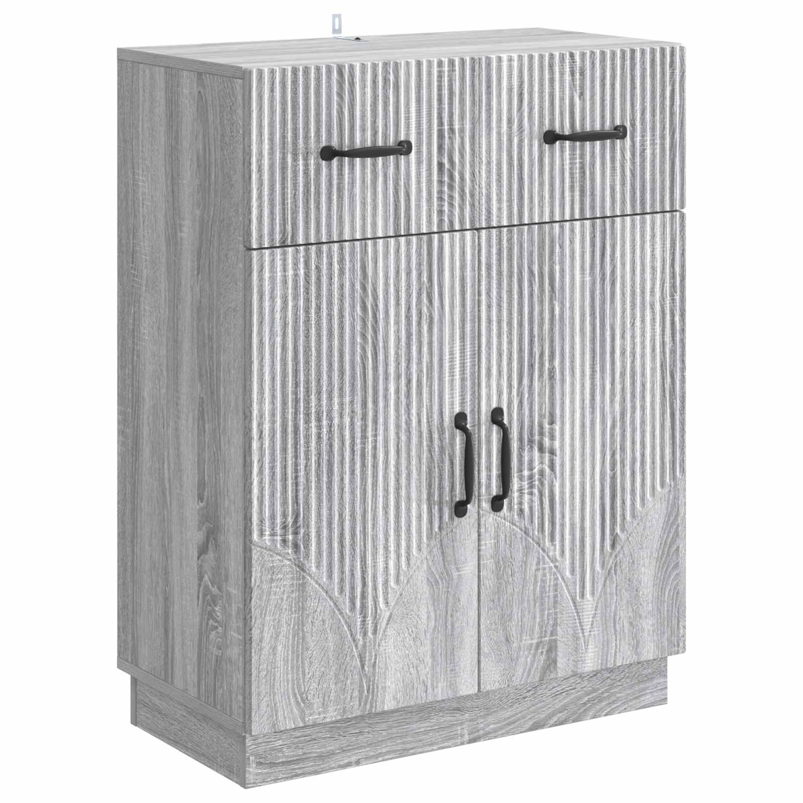 Buffet sonoma cinzento 66 x 34,5 x 87 cm derivados de madeira