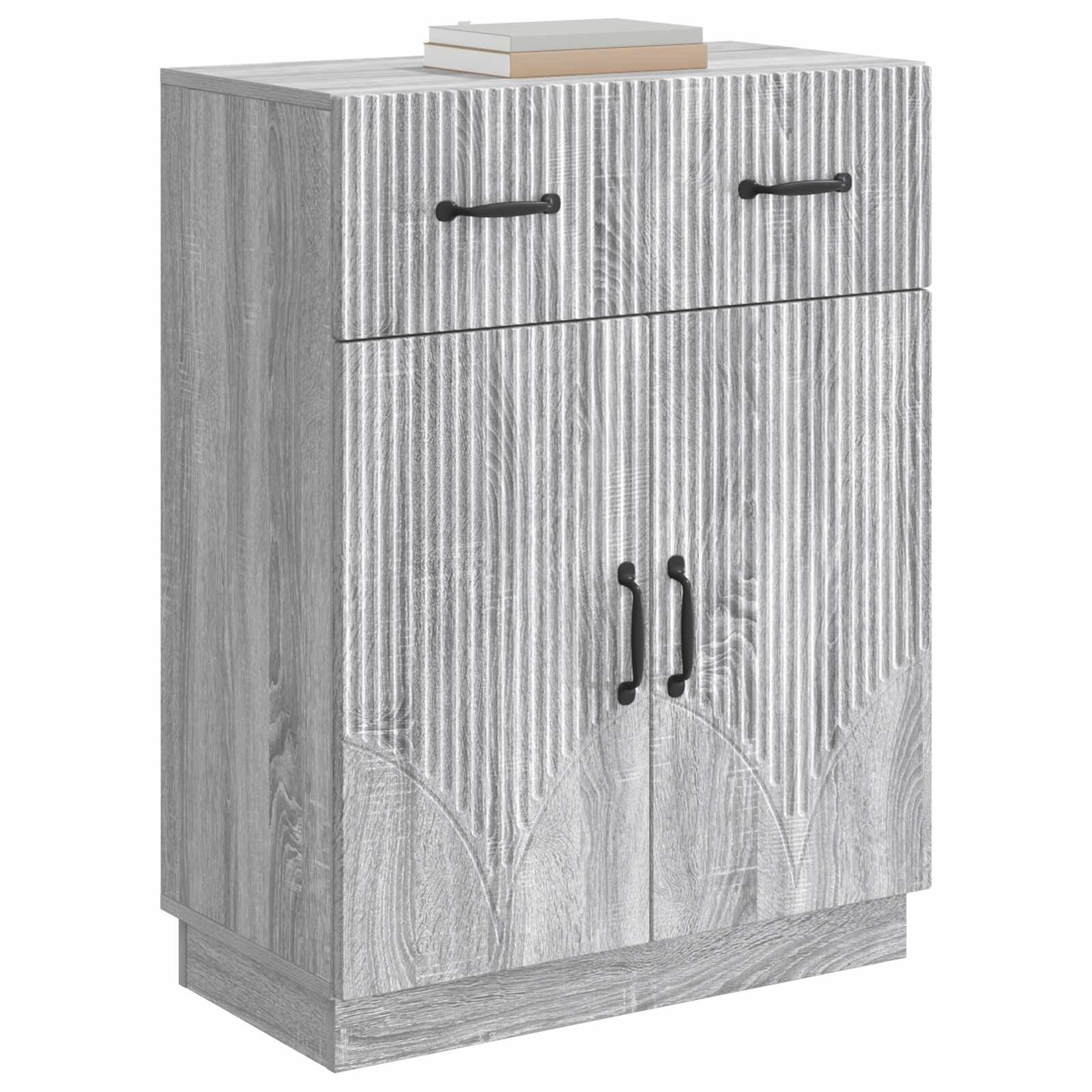 Buffet sonoma cinzento 66 x 34,5 x 87 cm derivados de madeira