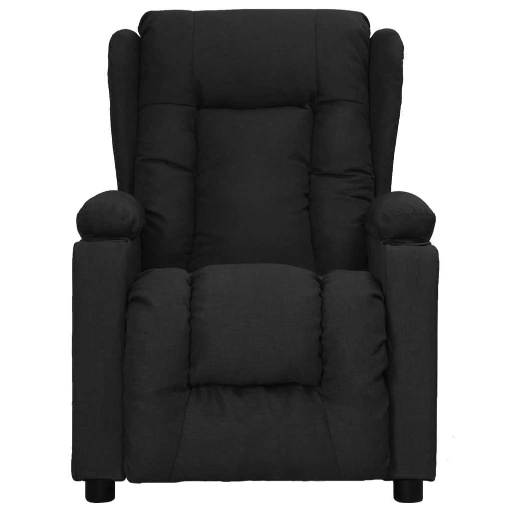 Poltrona reclinável tecido preto