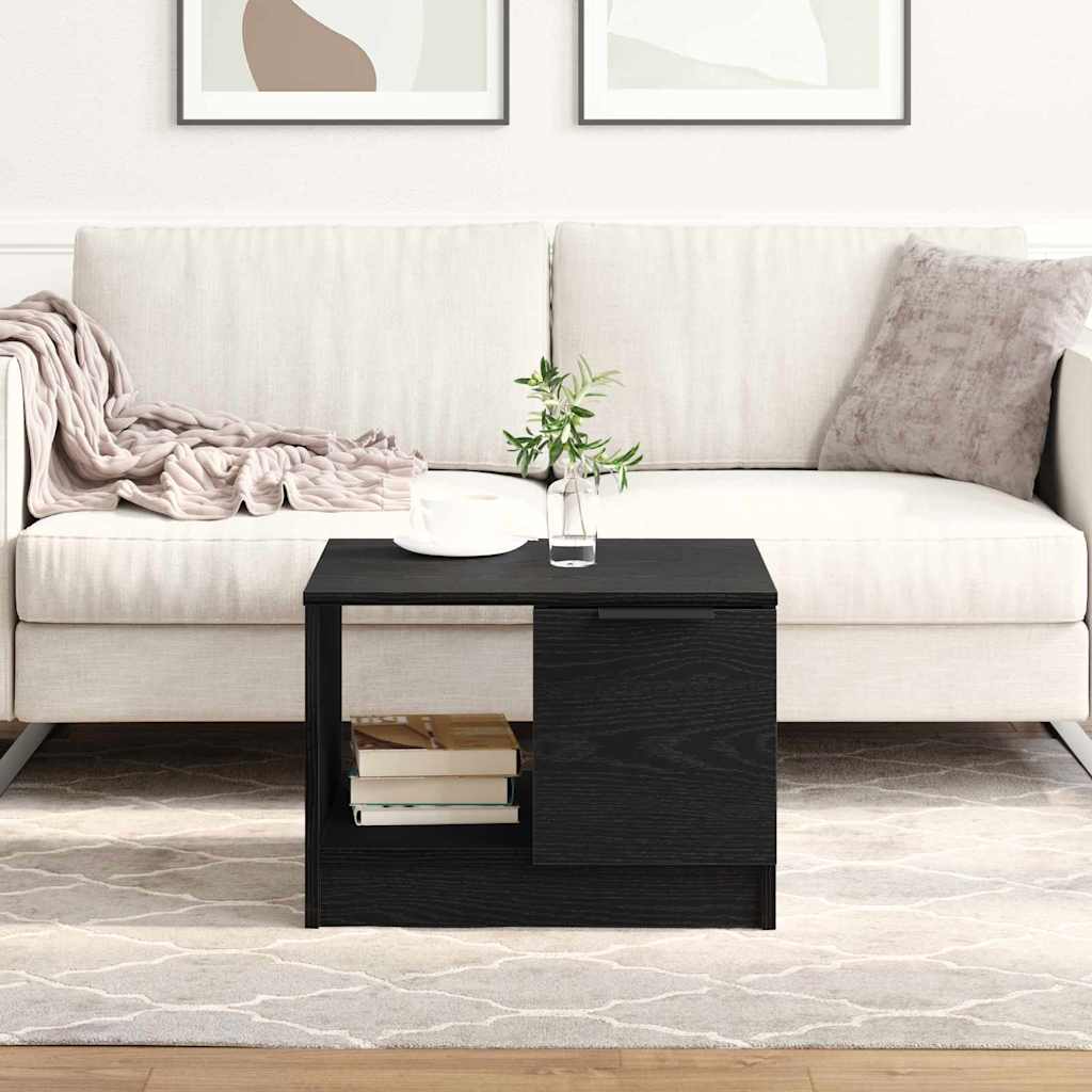 Mesa de centro carvalho preto 50 x 50 x 36 cm