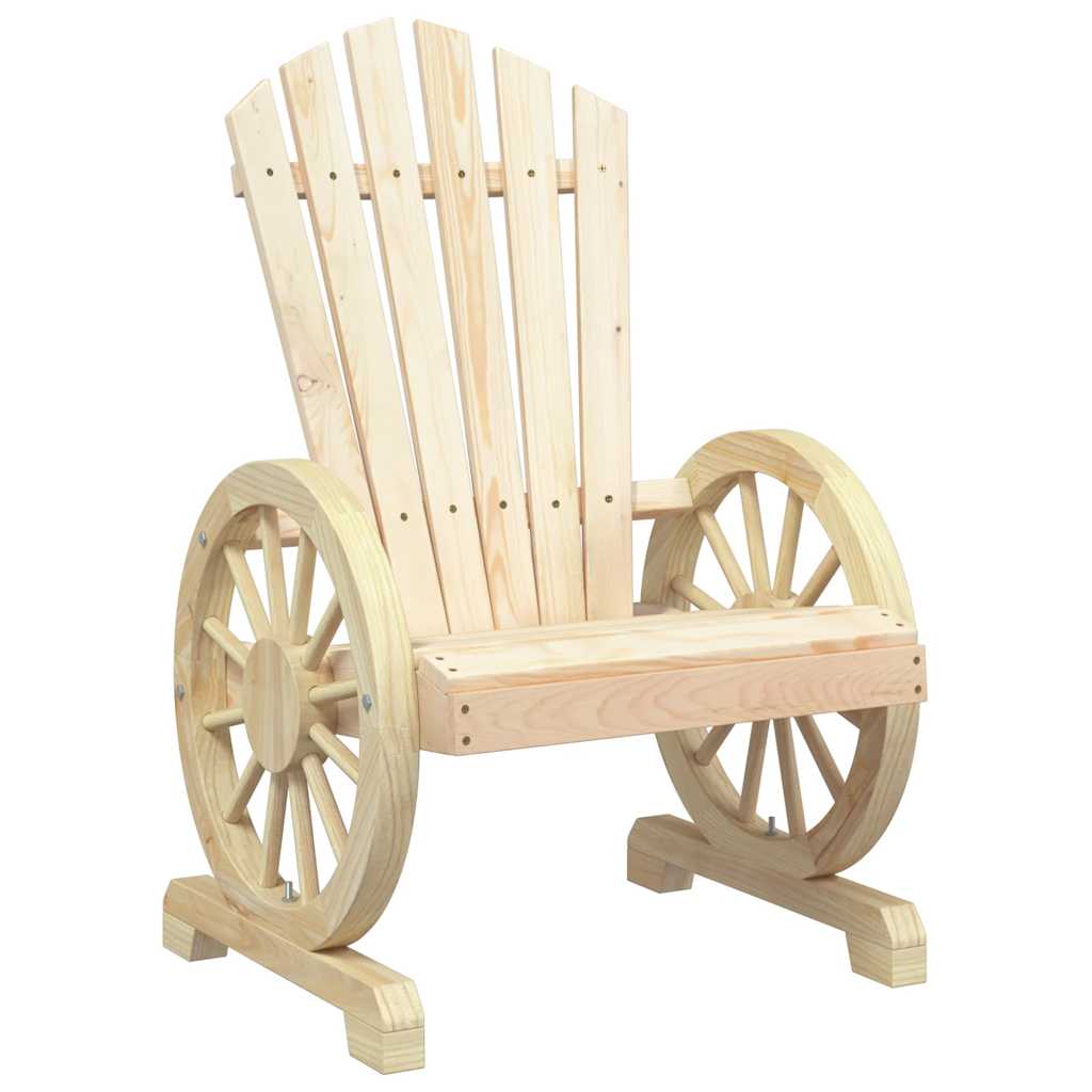 Cadeiras adirondack para jardim 4 pcs madeira de abeto maciça