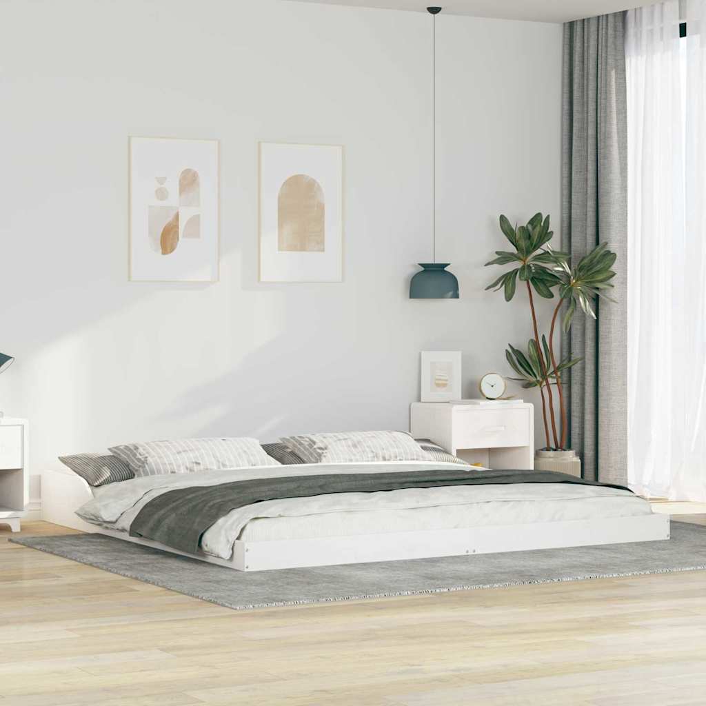 Estrutura da cama branco 200 x 220 cm