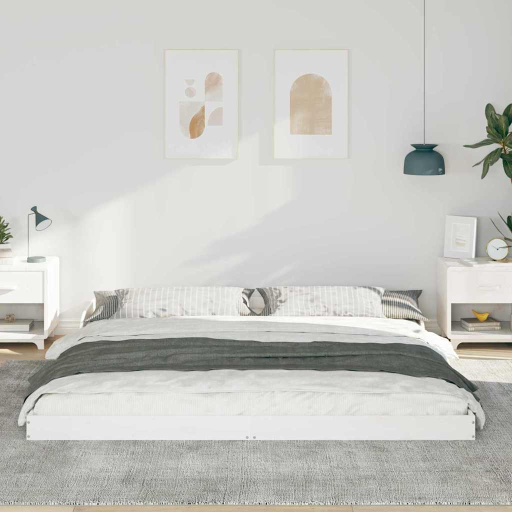 Estrutura da cama branco 200 x 220 cm