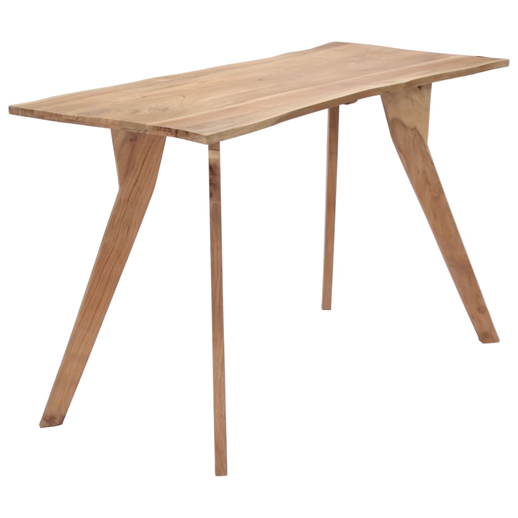 Mesa de jantar 120x58x76 cm madeira de acácia maciça