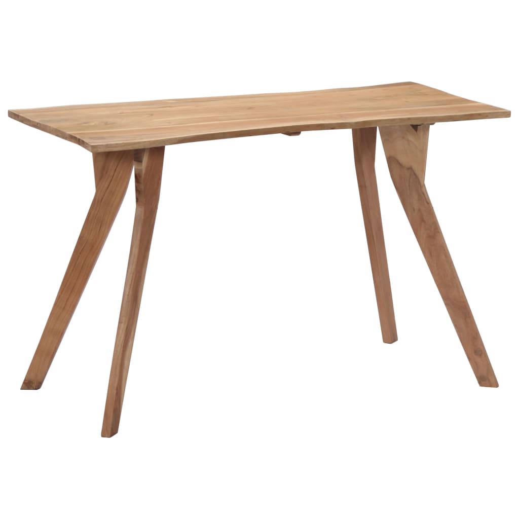 Mesa de jantar 120x58x76 cm madeira de acácia maciça