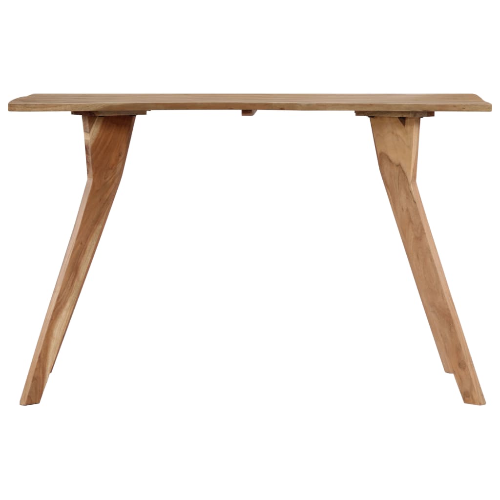 Mesa de jantar 120x58x76 cm madeira de acácia maciça
