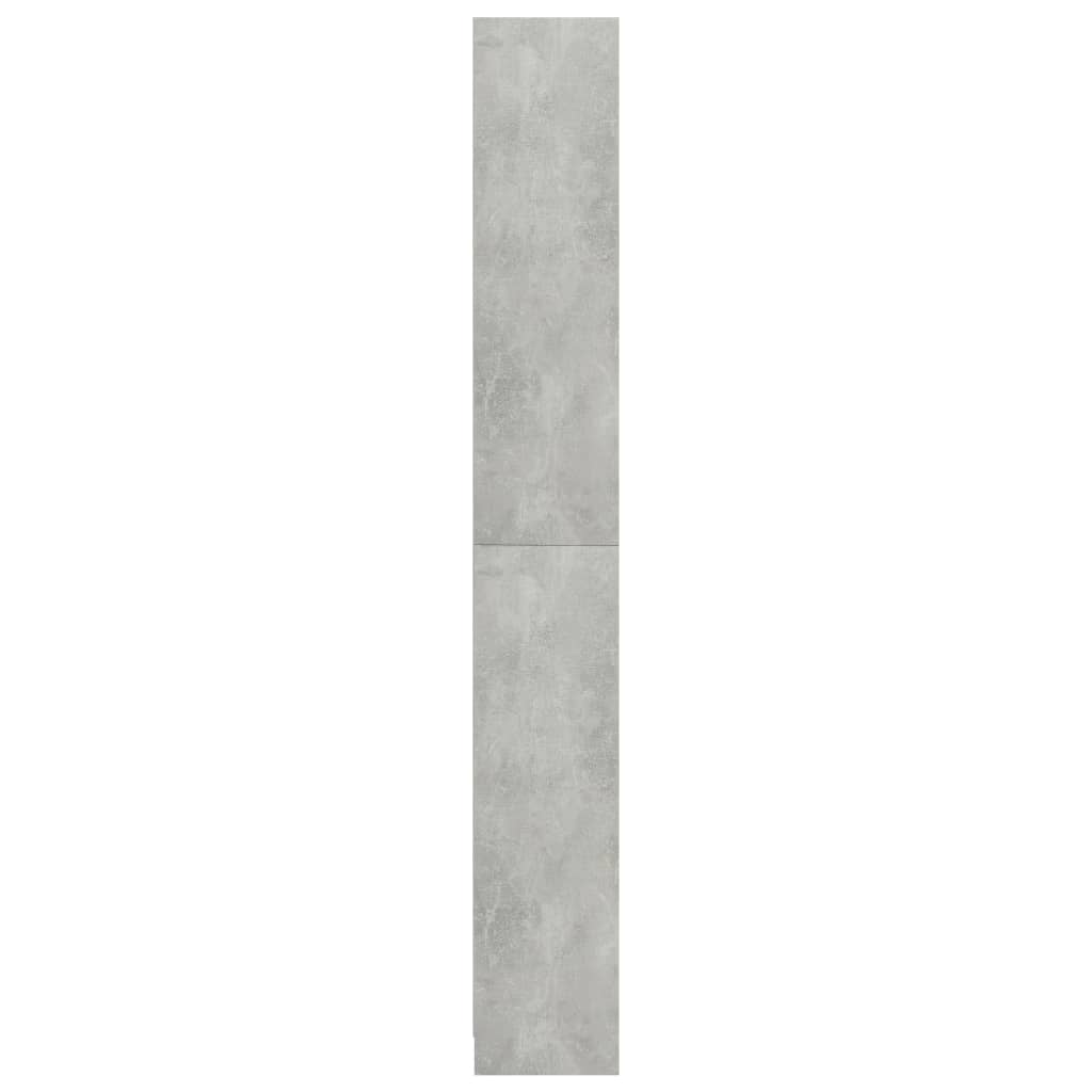 Estante com 5 prateleiras derivados de madeira cinzento