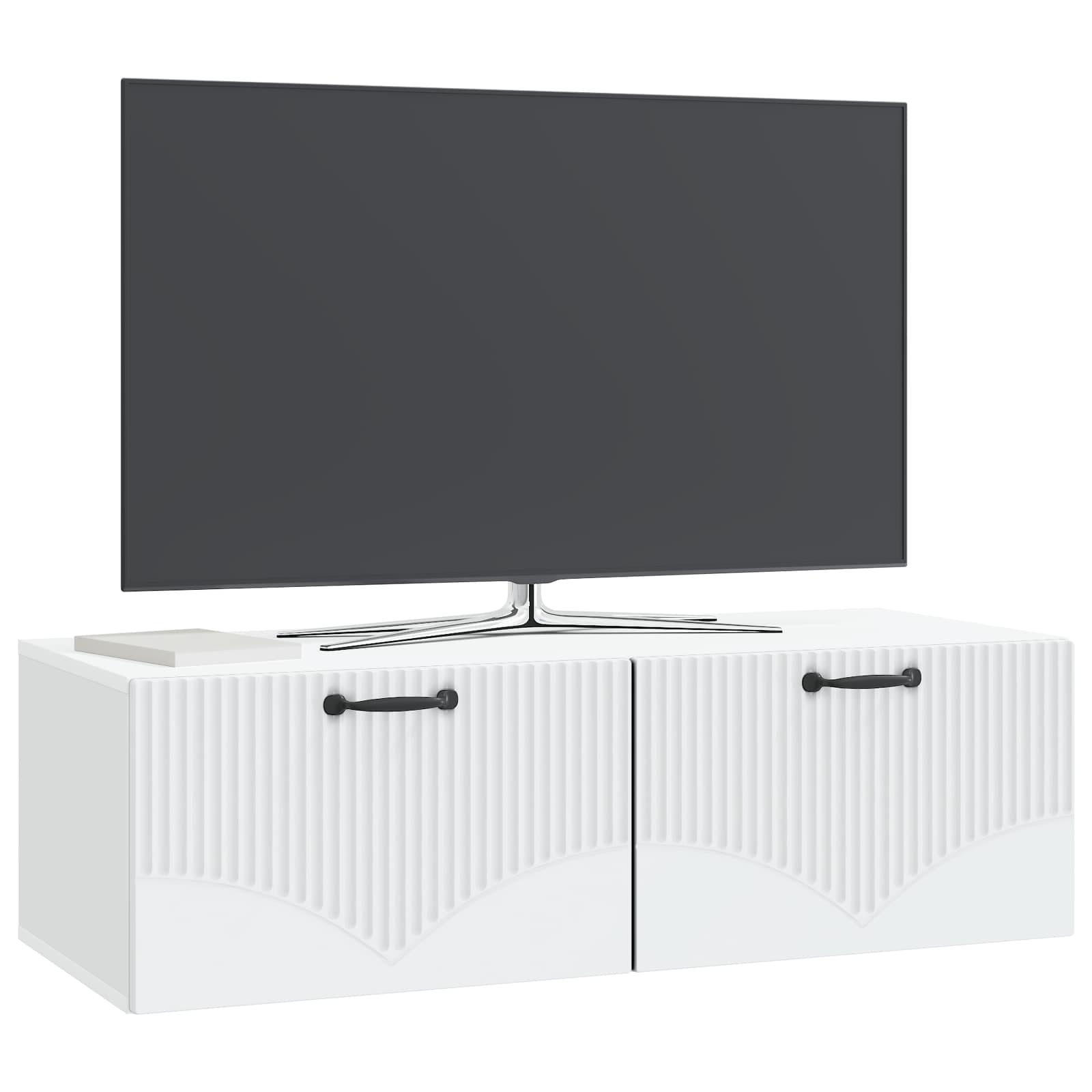 Gabinete de TV de parede branco 98 x 41 x 30 cm