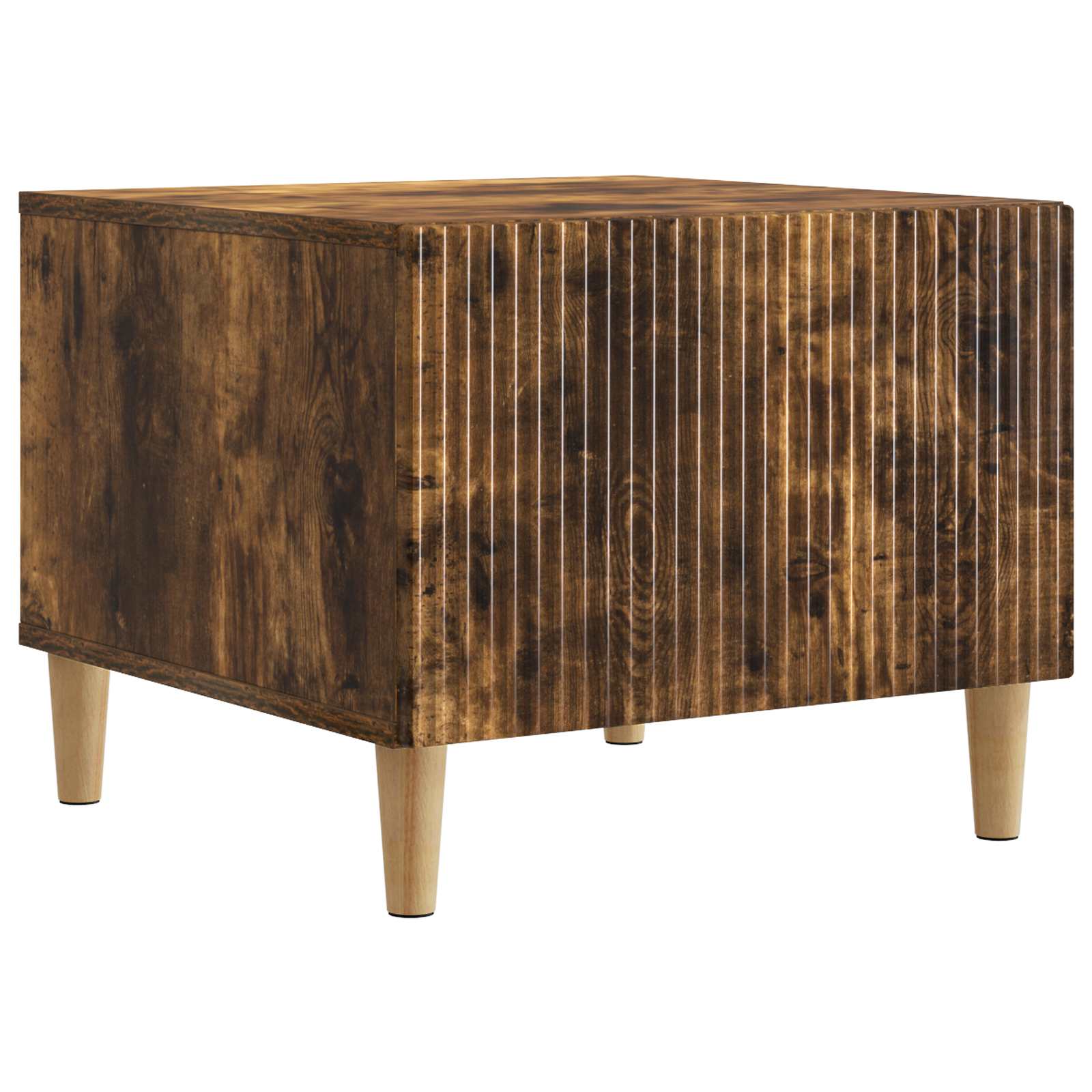 Mesa de centro com gaveta carvalho fumado 49 x 50 x 40 cm
