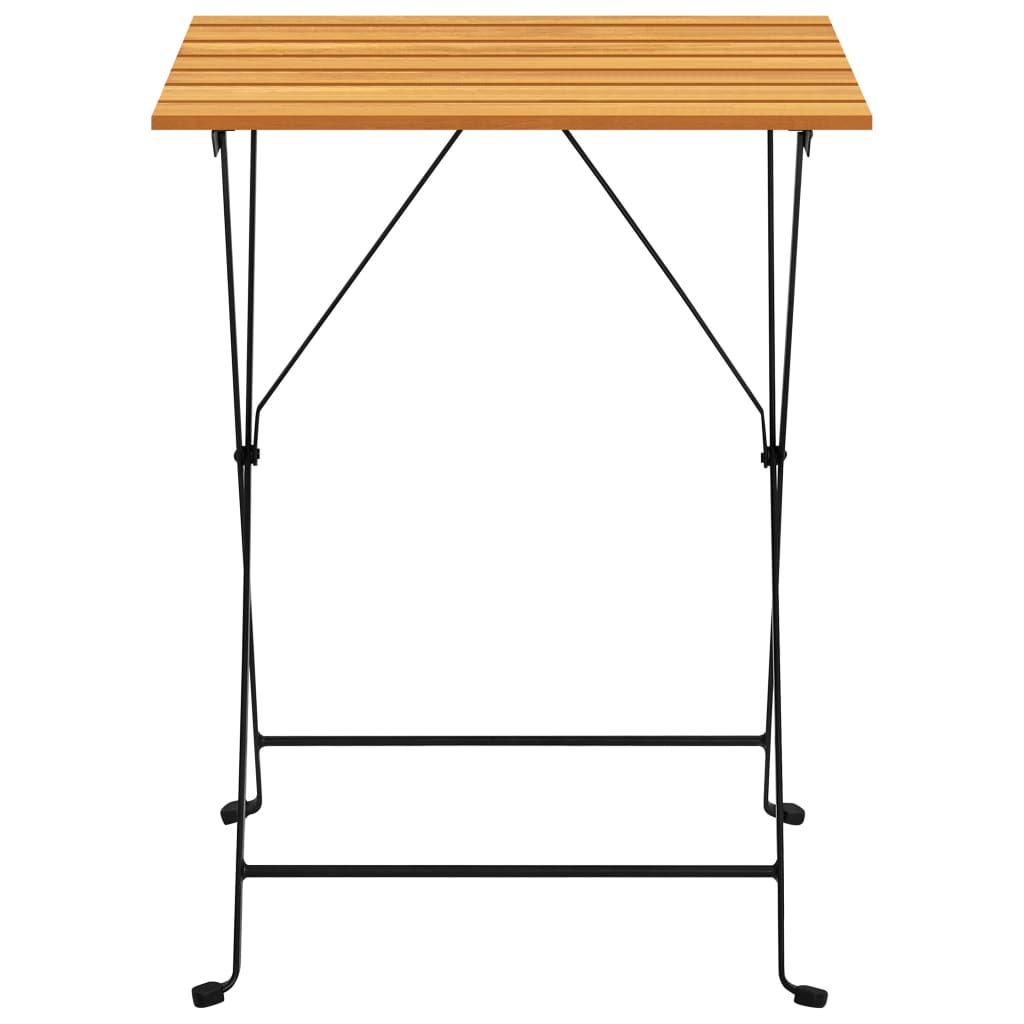 Mesa de bistrô 55x54x71 cm madeira de acácia maciça