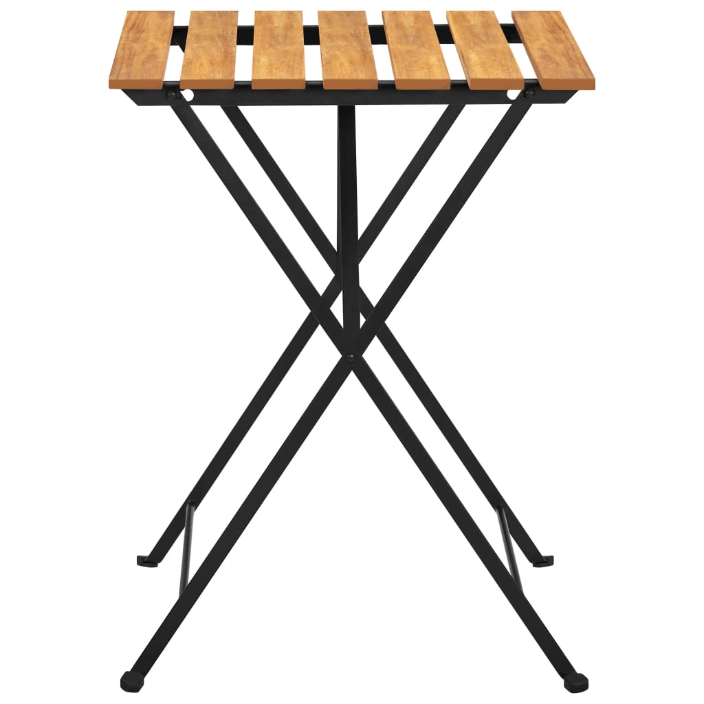 Mesa de bistrô 55x54x71 cm madeira de acácia maciça