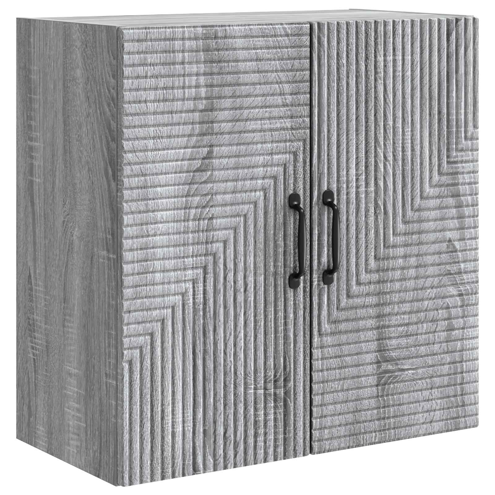 Armário de parede sonoma cinzento 59 x 31 x 60 cm