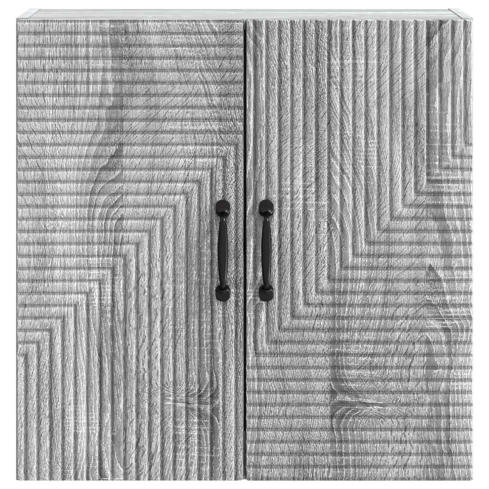 Armário de parede sonoma cinzento 59 x 31 x 60 cm