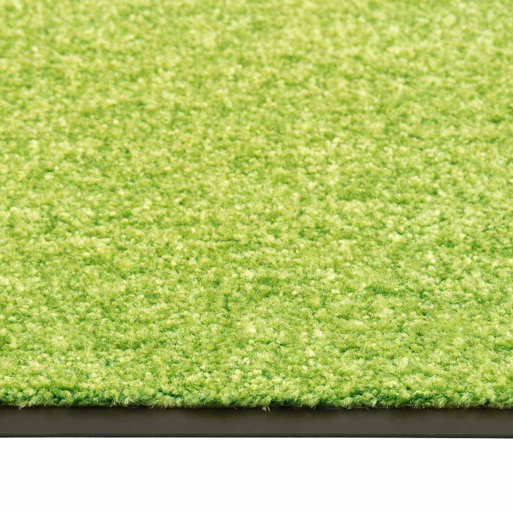Tapete de porta lavável 40x60 cm verde