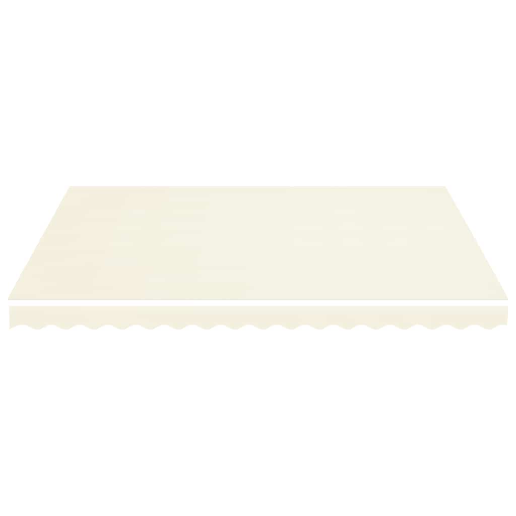Tecido de substituição para toldo creme 400x350 cm poliéster