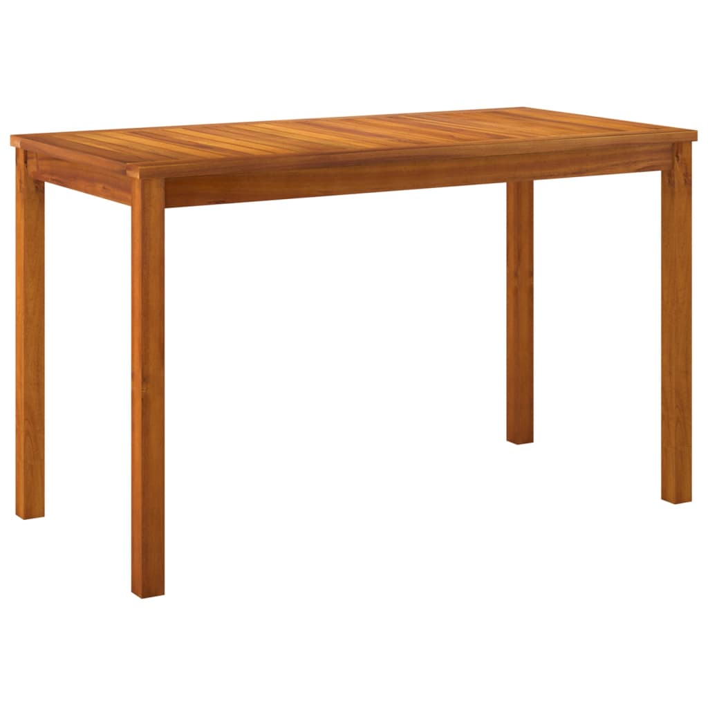 3 Pcs conjunto de jantar p/ jardim c/ almofadões acácia maciça