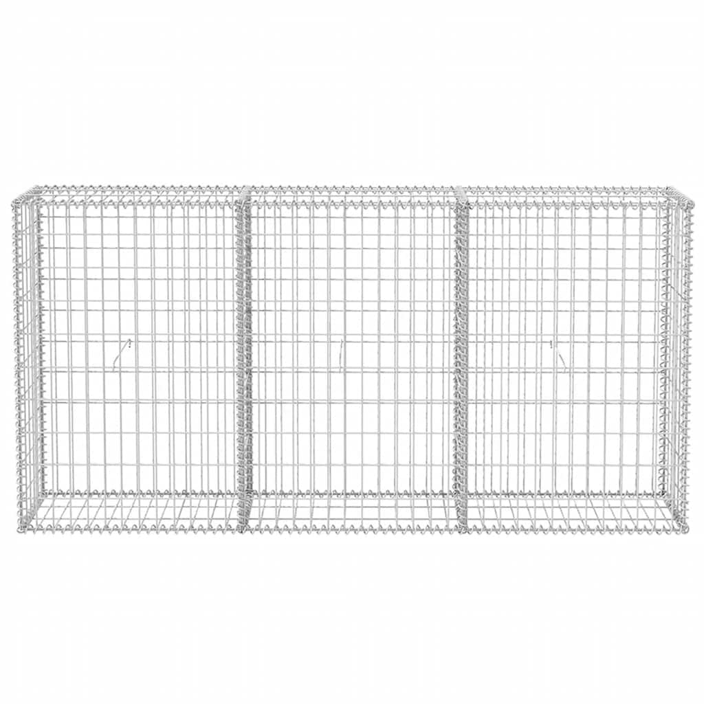 Cesto gabião aço galvanizado 200x30x100 cm