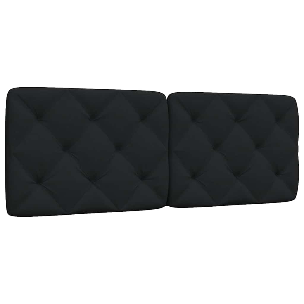 Almofadão de cabeceira 120 cm tecido preto