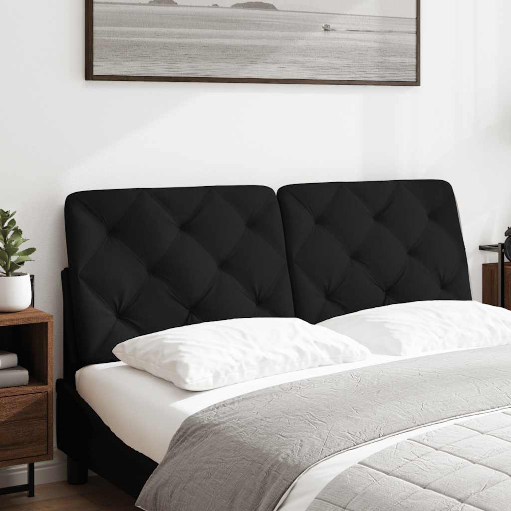 Almofadão de cabeceira 120 cm tecido preto