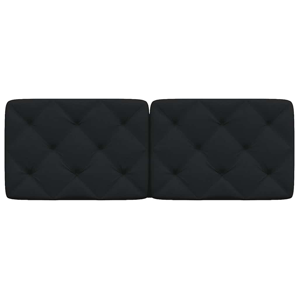 Almofadão de cabeceira 120 cm tecido preto