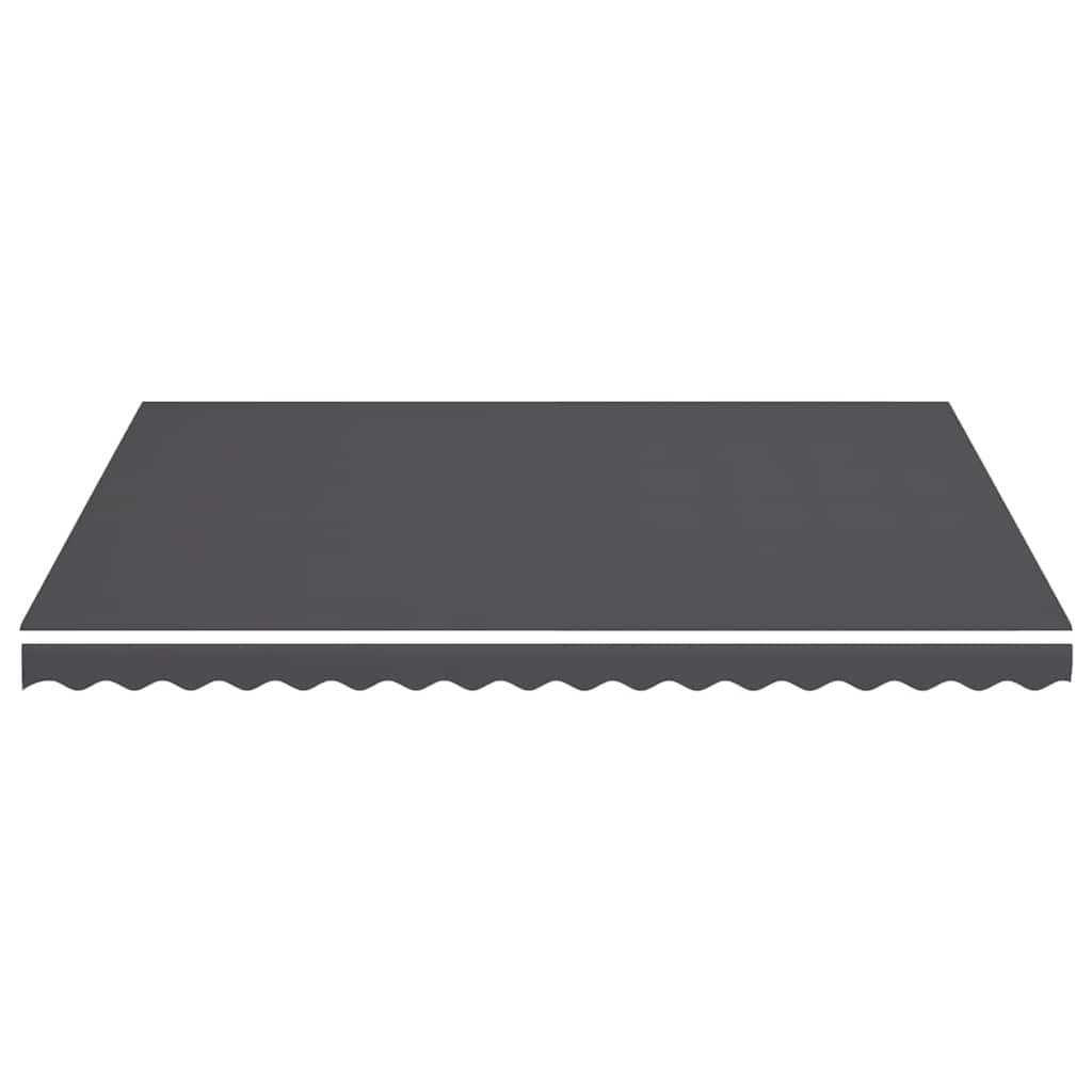 Tecido de substituição para toldo antracite 450x350 cm poliéster