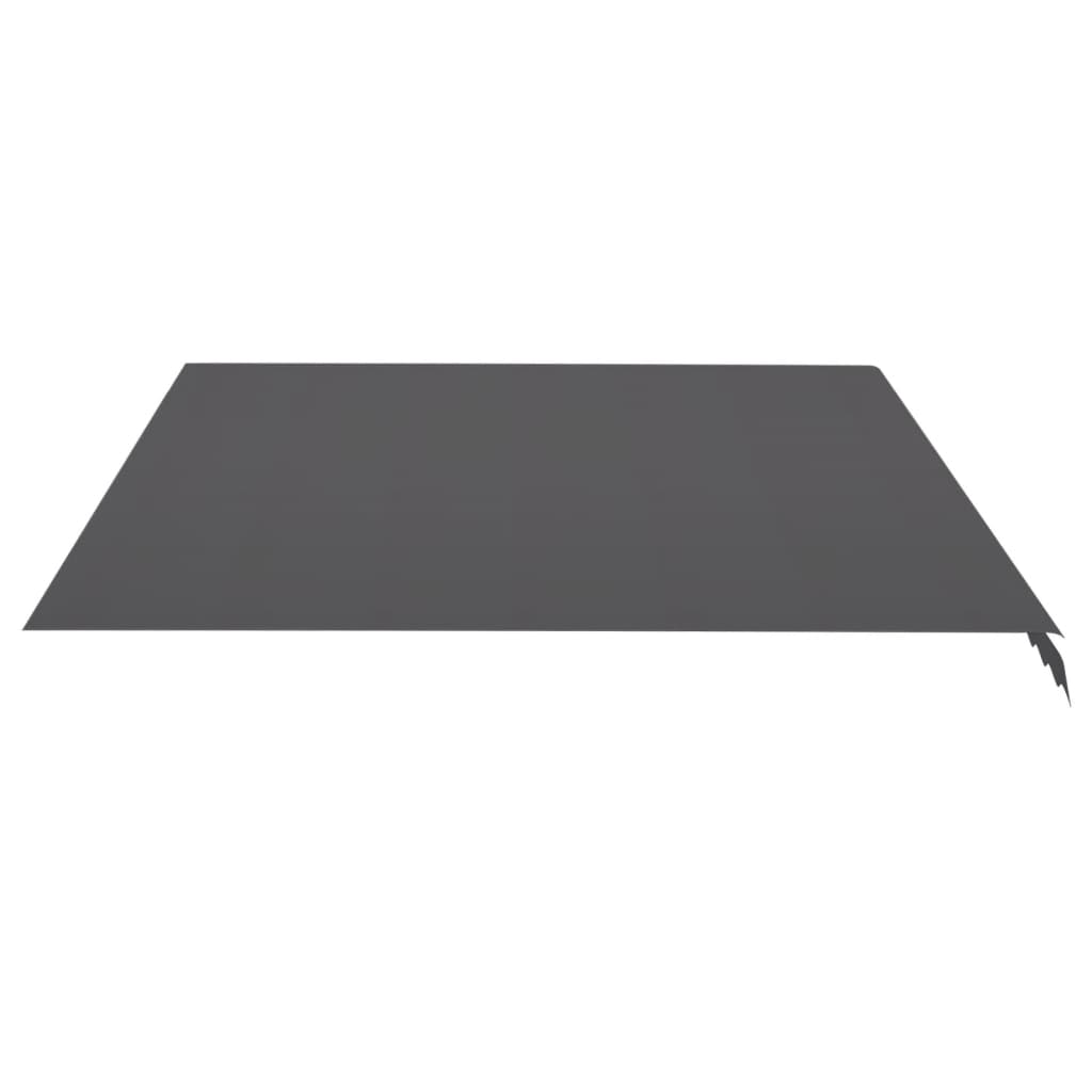 Tecido de substituição para toldo antracite 450x350 cm poliéster