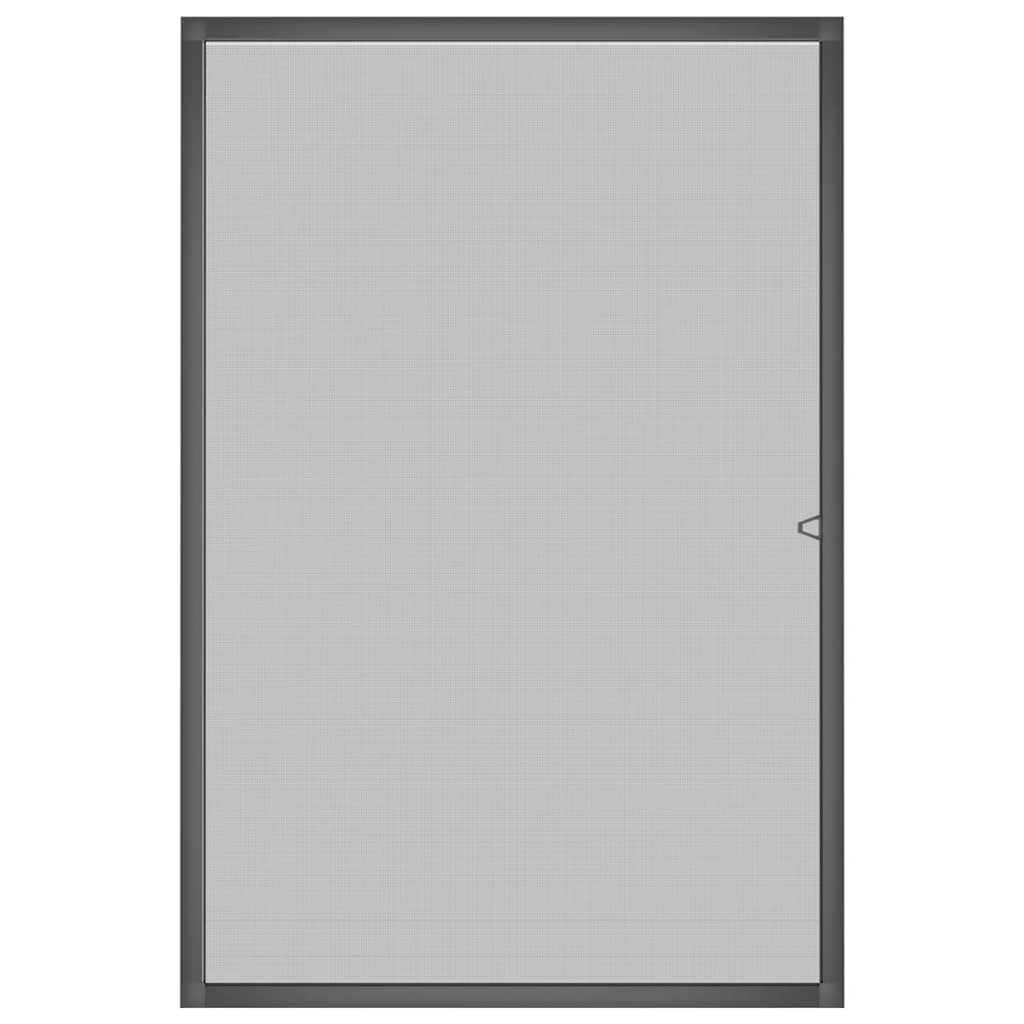 Tela anti-insetos para janelas 80x120 cm antracite