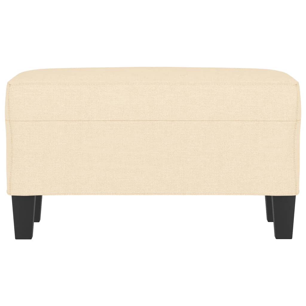 Banco 70x35x41 cm tecido cor creme