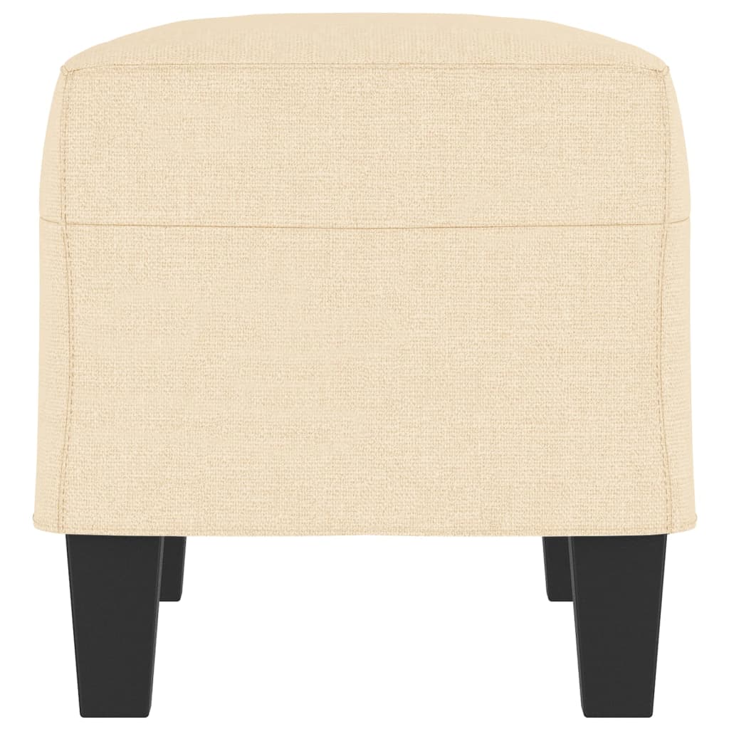 Banco 70x35x41 cm tecido cor creme