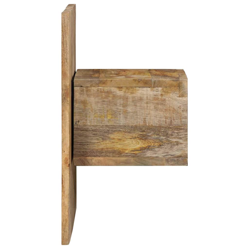 Mesa de cabeceira 50x27x50 cm madeira maciça manga áspera