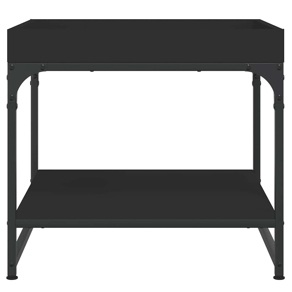 Mesa de centro 49,5x49,5x45 cm derivados de madeira preto