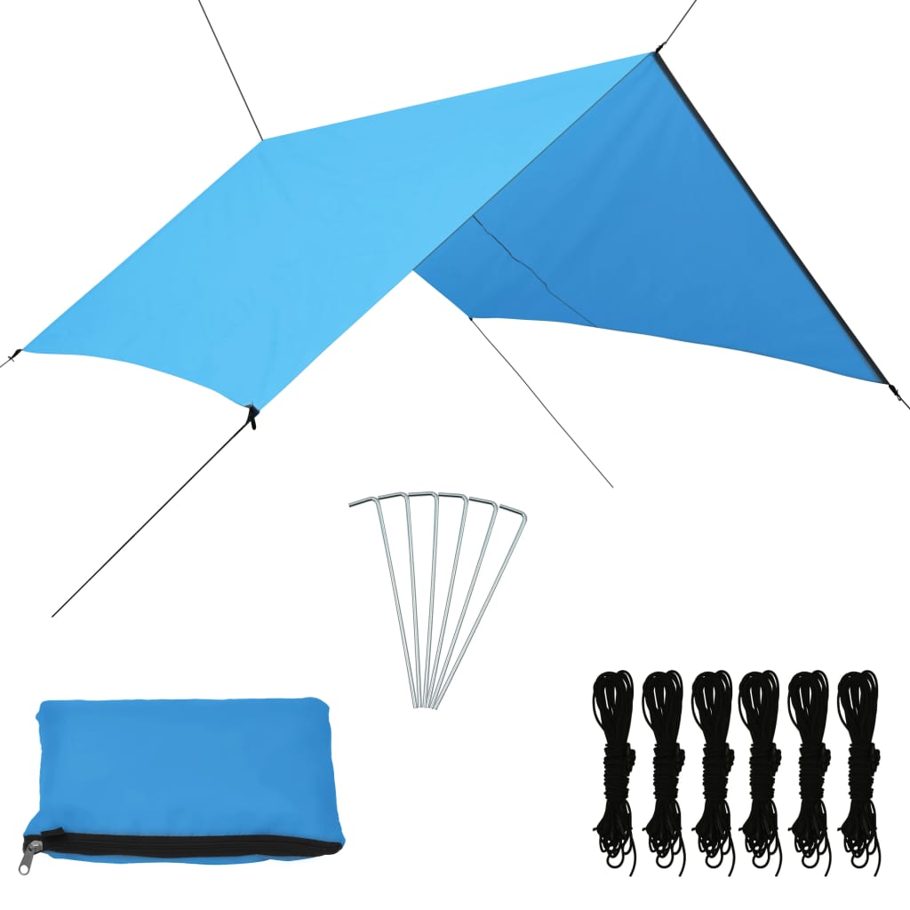 Lona de exterior 3x2,85 m azul