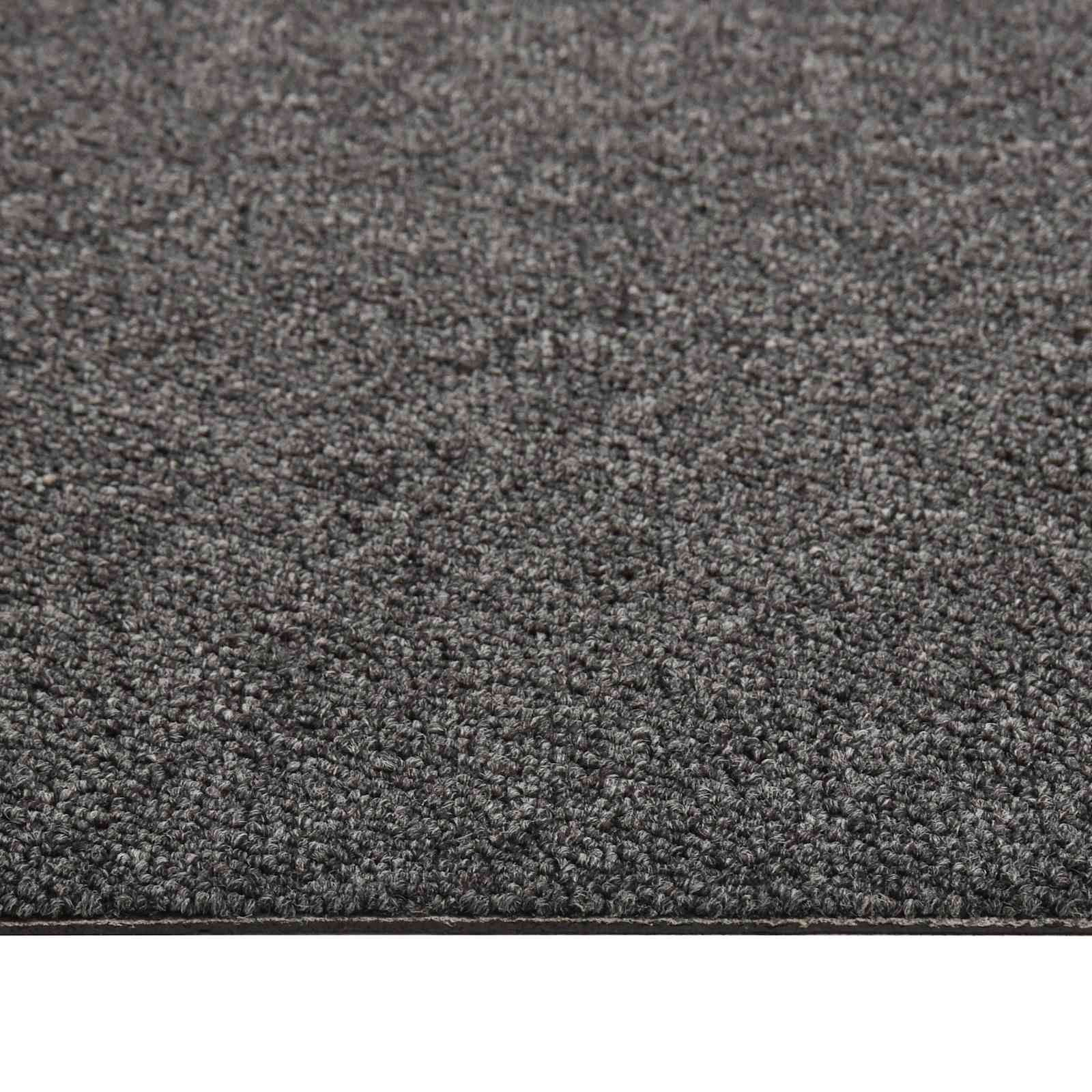 Tapete 20 unid. antracite 50 x 50 cm 100% polipropileno